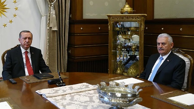 ​Cumhurbaşkanı Recep Tayyip Erdoğan, Başbakan Binali Yıldırım