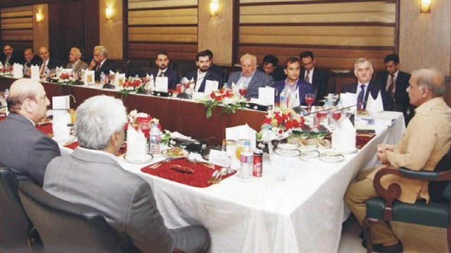 A Turkish investment group delegation led by businessman Ahmet Albayrak met in Lahore with Sharif, the youngest brother of former Pakistani Premier Nawaz Shari
