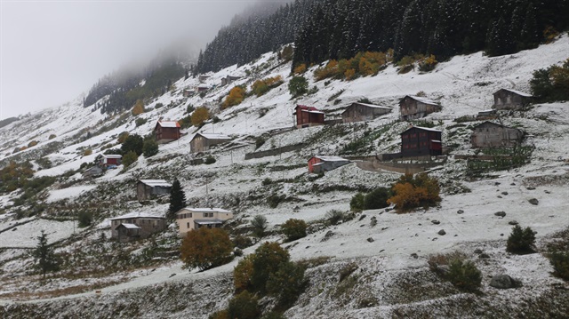 Meteorolojiden Rize, Artvin ve Ardahan'a kar yağışı uyarısı yapıldı. 