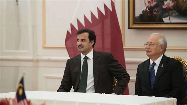 أمير قطر ورئيس وزراء ماليزيا يبحثان مكافحة الإرهاب