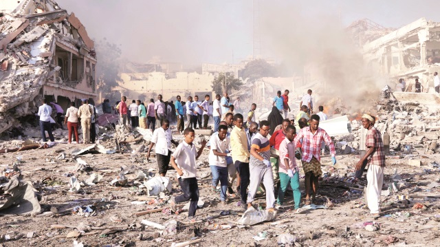 ​Somali’nin başkenti Mogadişu son yılların en kanlı terör saldırısıyla sarsıldı.