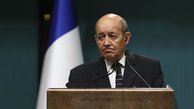 French Minister for Foreign and European Affairs Jean-Yves Le Drian
