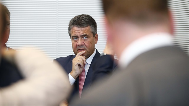 Social Democratic Party (SPD) party member, German Foreign Minister Sigmar Gabriel
