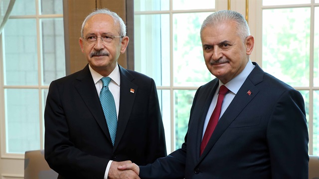 Başbakan Binali Yıldırım, CHP Genel Başkanı Kemal Kılıçdaroğlu