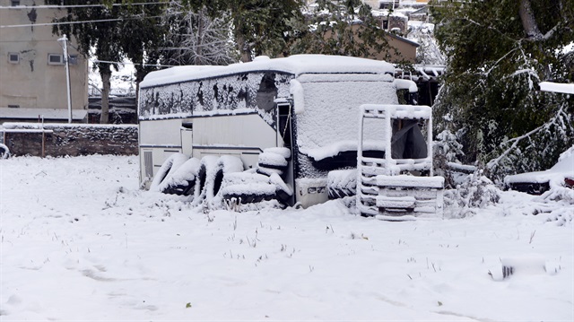 Ardahan'da kar yağışı
