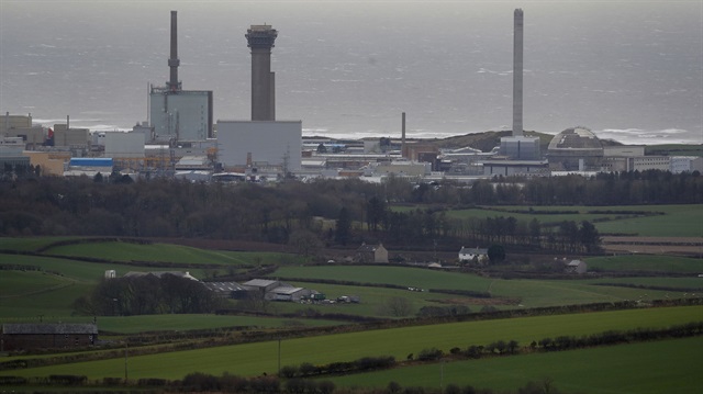 A general view shows the Sellafield nuclear plant near Whitehaven in Britain