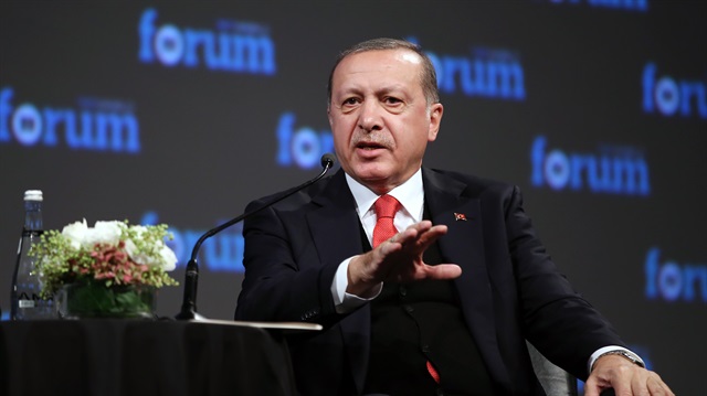 Cumhurbaşkanı Erdoğan, TRT World Forum'da konuştu