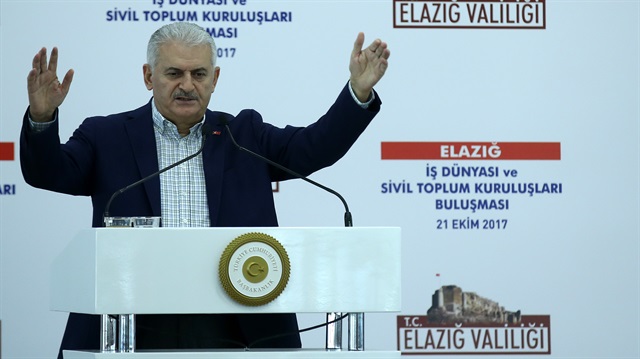 Başbakan Elazığ'da konuştu. 