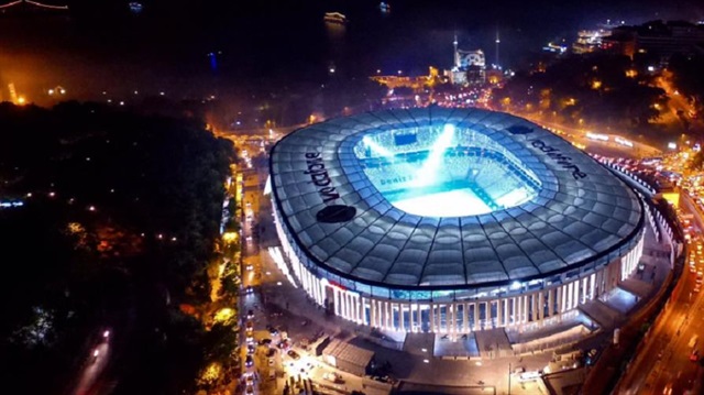 Beşiktaş'ın iç saha maçlarını oynadığı 41.903 izleyici kapasiteli stadı Vodafone Park.