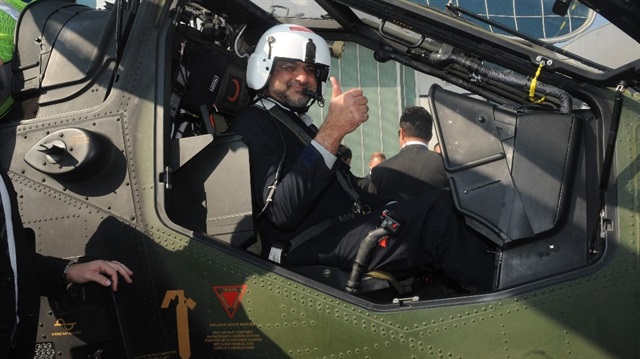 Pakistan Başbakanı Şahid Hakan Abbasi  T129 ATAK ile test uçuşu gerçekleştirdi.