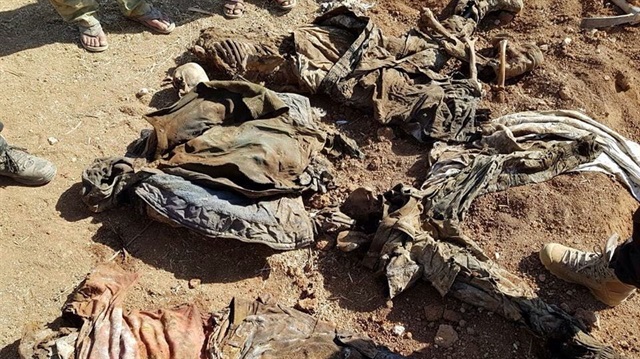Azez'de DEAŞ tarafindan katledilen sivillere ait toplu mezar bulundu. 