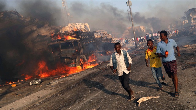Somali'nin Aşağı Şabelle vilayetindeki patlama