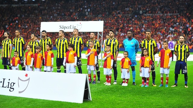 Fenerbahçe'nin Galatasaray karşısındaki 11'i.