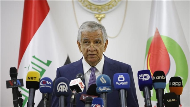 Iraqi Oil Minister Jabbar Ali Hussein Al-Luiebi 