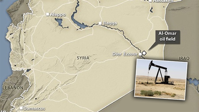 Al-Omar bölgesi, Suriye'deki en büyük petrol sahası olarak biliniyor.
