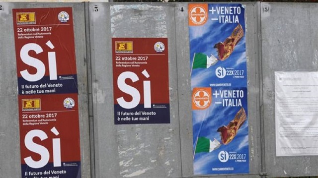 İtalya'nın iki zengin bölgesinde özerklik referandumu