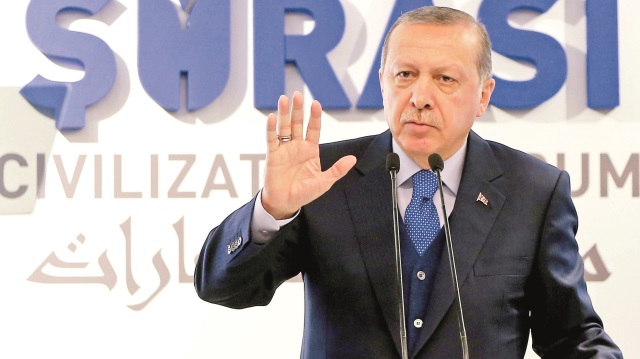 Cumhurbaşkanı Erdoğan, konuşmasında ABD ve Başkanı Donald Trump’ı eleştirdi.