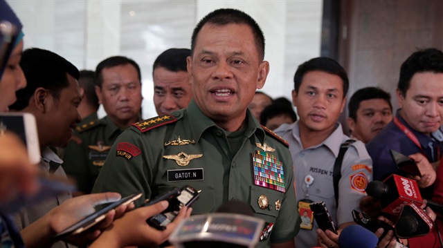 Indonesian military Chief Gatot Nurmantyo