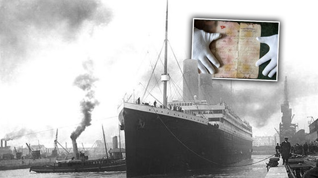 Titanic'te yazılan mektupta, gemi için "devasa, saray gibi" ifadelerine yer verildi.