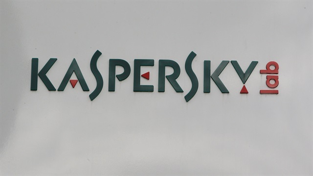 The logo of the anti-virus firm Kaspersky Lab is seen at its headquarters in Moscow, Russia 
