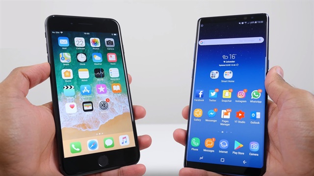 Hangisi daha hızlı? iPhone 8 Plus ve Galaxy Note8 kıyaslama!