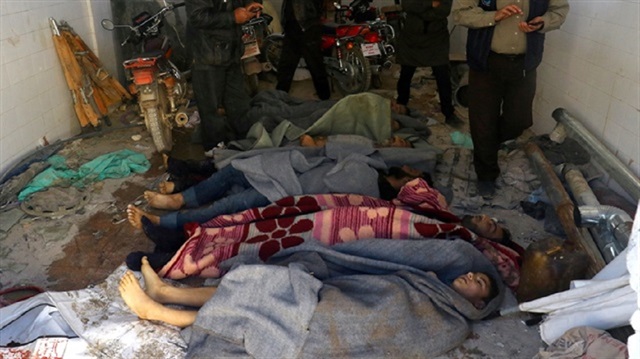 Victims of the Khan Shaykhun chemical massacre