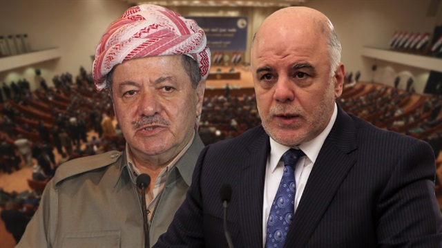 Mesut Barzani ve Haydar el-İbadi