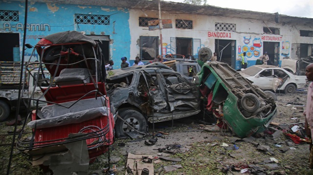 Somali'nin başkenti Mogadişu'da gerçekleştirilen bombalı saldırı