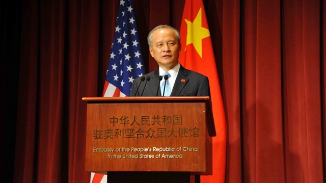 Çin'in Washington Büyükelçisi Cui Tiankai, Donald Trump'ın Asya ziyareti öncesi açıklamalar yaptı.
