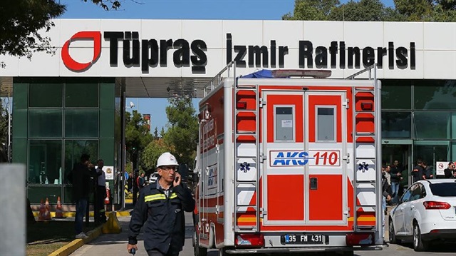 Tüpraş İzmir rafinerisi.