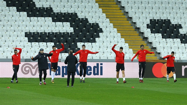 Beşiktaş-Monaco maçı öncesi Vodafone Park'ta iki dev kulübün  gözlemcileri yer alacak.
