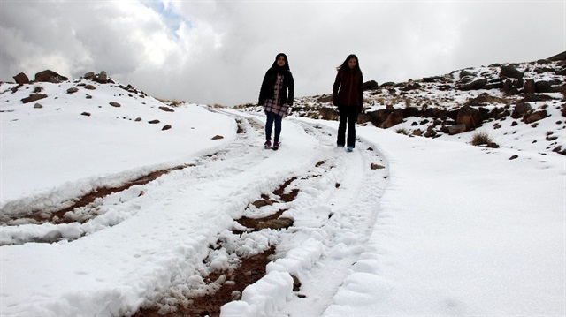 Doğu'da en düşük hava sıcaklığı Erzurum, Ardahan ve Kars'ta ölçüldü.  
