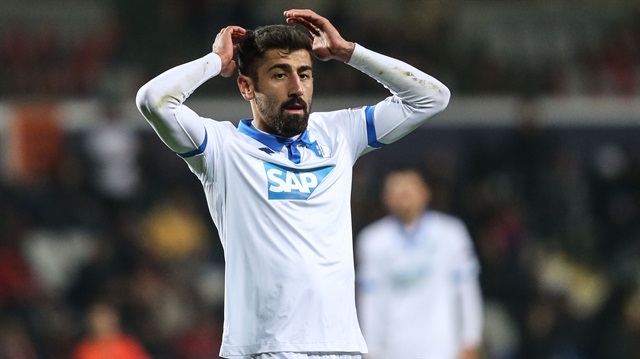 Hoffenheim'in 10 numaralı oyuncusu Kerem Demirbay, Başakşehir maçında etkili olamadı.
