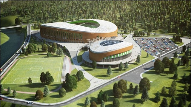20 bin 28 seyirci kapasiteli stadın tasarlanan görüntüsü.