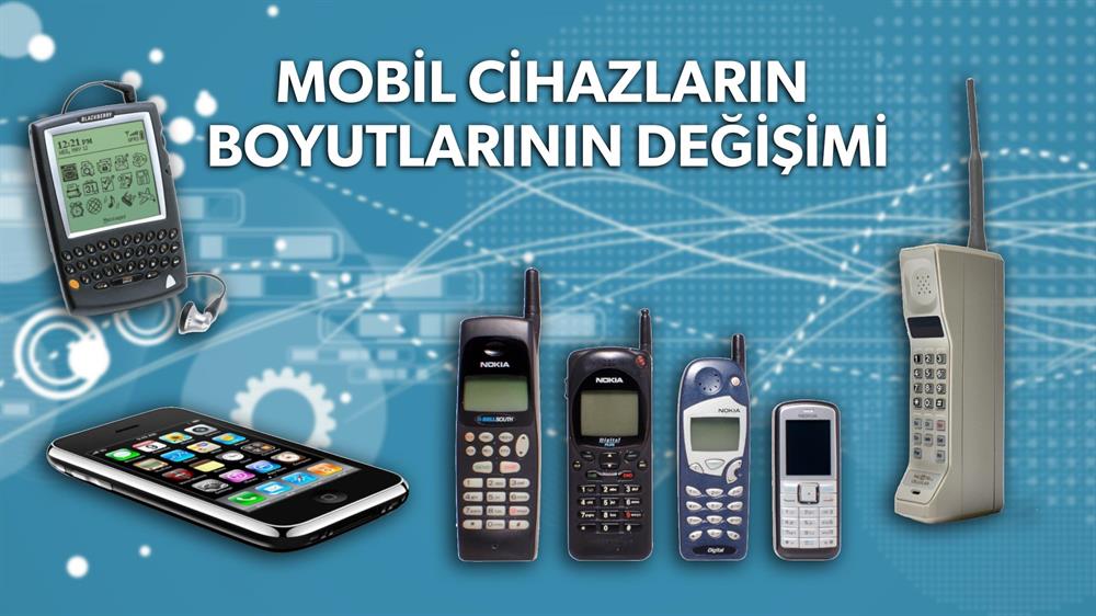 telefonlarin boyutlarinda yasanan degisim