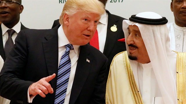 ABD Başkanı Donald Trump ve Suudi Arabistan Kralı Selman bin Abdülaziz