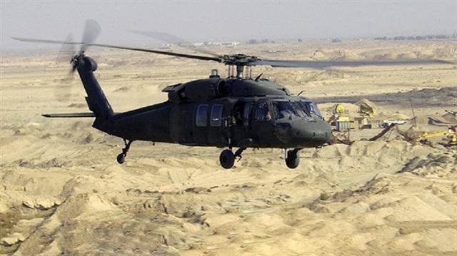 Düşen helikopterin Skorsky UH60 tipi askeri olduğu bildirildi