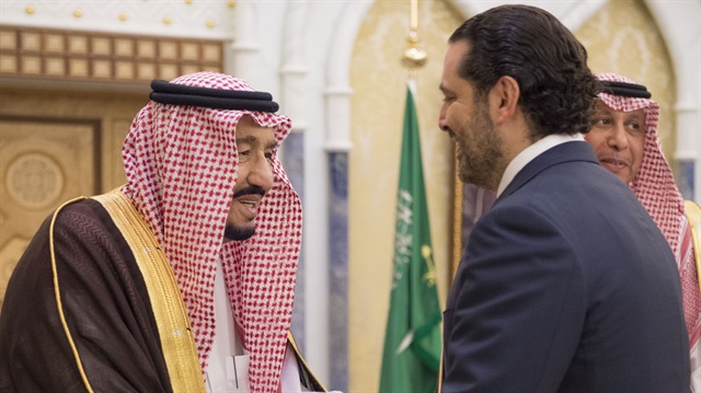 King of Saudi Arabia Salman receives Saad Hariri


