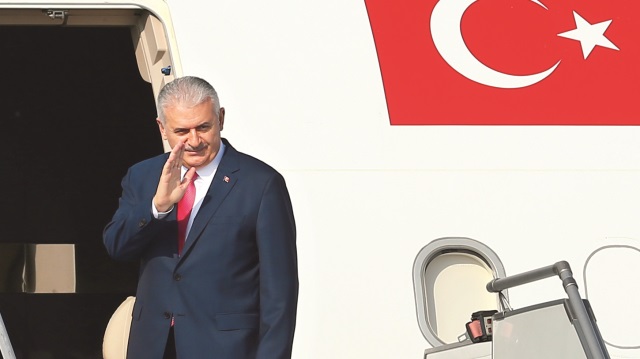 Başbakan Yıldırım, Ankara Esenboğa Havalimanı'ndan, özel uçak 'CAN' ile saat 11.45'te Washington'a hareket etti.