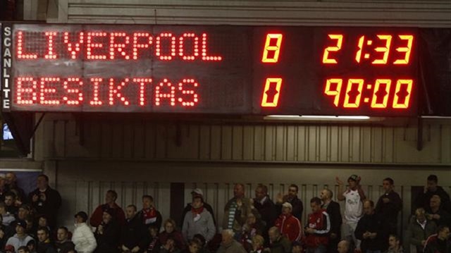 Beşiktaş'ın Liverpool'a 8-0 yenildiği maç, Şampiyonlar Ligi tarihinin en farklı yenilgisi olarak kayıtlara geçmişti.