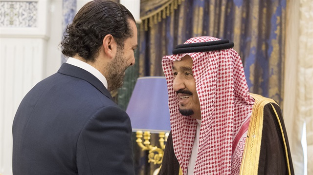 King of Saudi Arabia Salman receives Saad Hariri