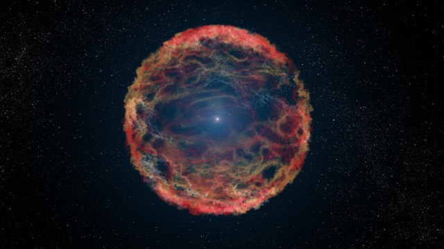 İlk kez 2014'te keşfedilen ve "iPTF14hls" koduyla anılan süpernova patlamasının ardından sönmeye başlayan yıldızın birkaç ay sonra yeniden canlandığını gözledi.