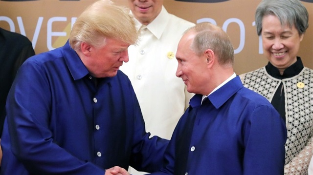 ABD Başkanı Donald Trump ve Rusya Devlet Başkanı Putin