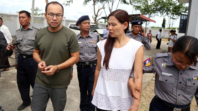 Hapis cezası alan 4 kişi, Myanmar'da TRT World için sözleşmeli olarak çalışıyordu.