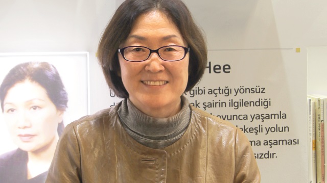 Koreli yazar Dr. Ch’oe Yun, 36. Uluslararası İstanbul Kitap Fuarı kapsamında İstanbul’daydı.