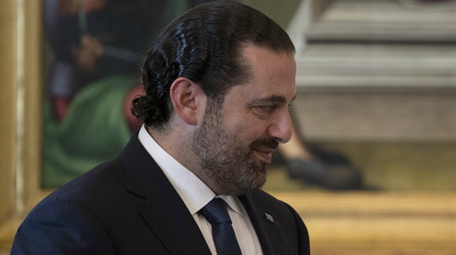 Outgoing Prime Minister of Lebanon Saad Hariri