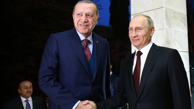 Cumhurbaşkanı Erdoğan ile Rusya Devlet Başkanı Putin bir araya geldi.