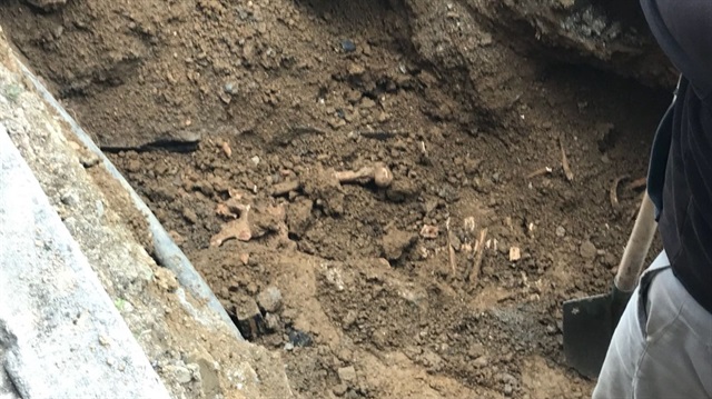 Şişli’de BEDAŞ kazısında kemik parçalarına rastlanmıştı.