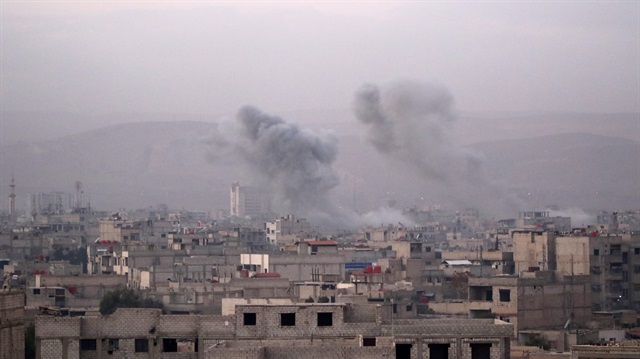 Assad regime's airstrikes hit civilians in Eastern Ghouta