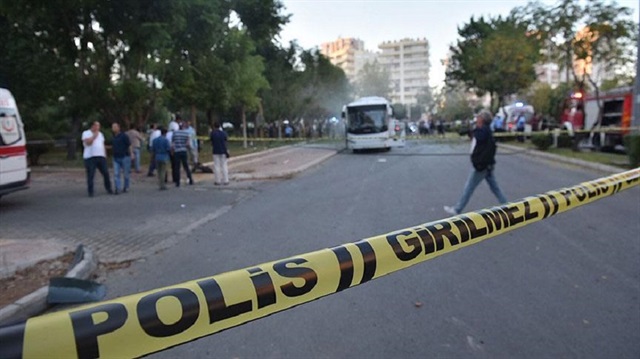 Mersin'de polis otobüsüne düzenlenen saldırıda 17'si polis 18 kişi yaralanmıştı. 
